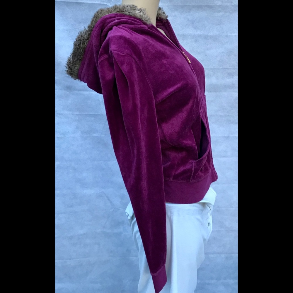 🤚SOLD✋Vintage Juicy Couture Sweatshirt Logo Sz S - Picture 4 of 8